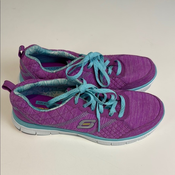 Skechers Memory Foam Lite Weight Dual Lite Lace Up Sneakers Size 10 Women's - Picture 2 of 10